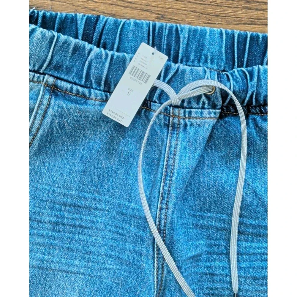 NWT One Teaspoon Roadhouse Drawstring Pull On Wide Leg Jeans Distressed Sz S - Picture 4 of 7
